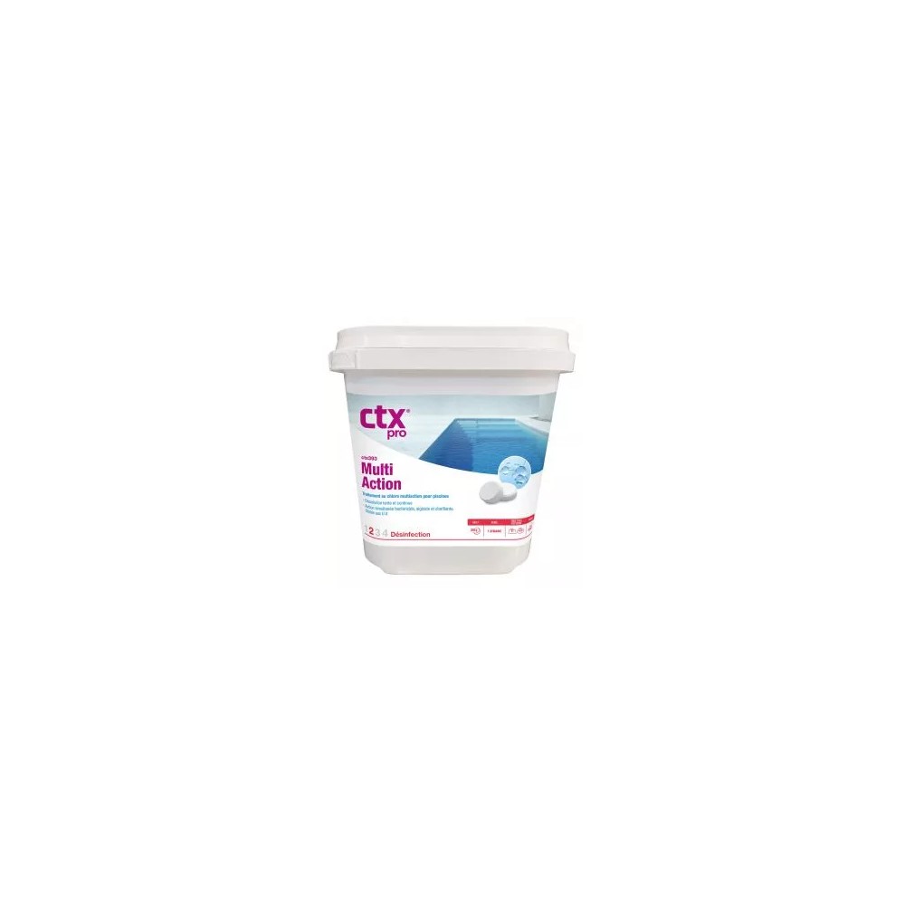 CHLORE GALET MULTIACTION 250G 5KG CTX393 139305