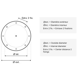 Couvercle filtre à sable CANTABRIC 900 avec joint (ASTRAL) 4404180112
